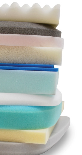 Molded Foam Manufacturer Products Stacked Image - Grand Rapids Foam Technologies